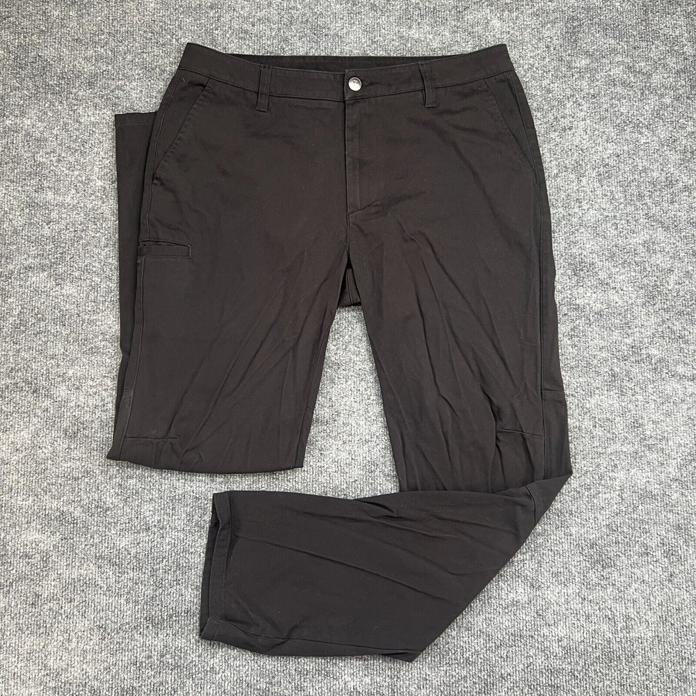 BYLT Pants Mens Medium  Black Classic Chino Pant Business Casual
